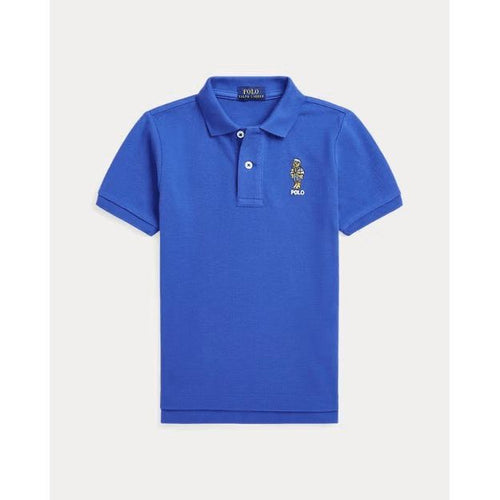 Load image into Gallery viewer, RALPH LAUREN Polo Bear Cotton Mesh Polo Shirt
