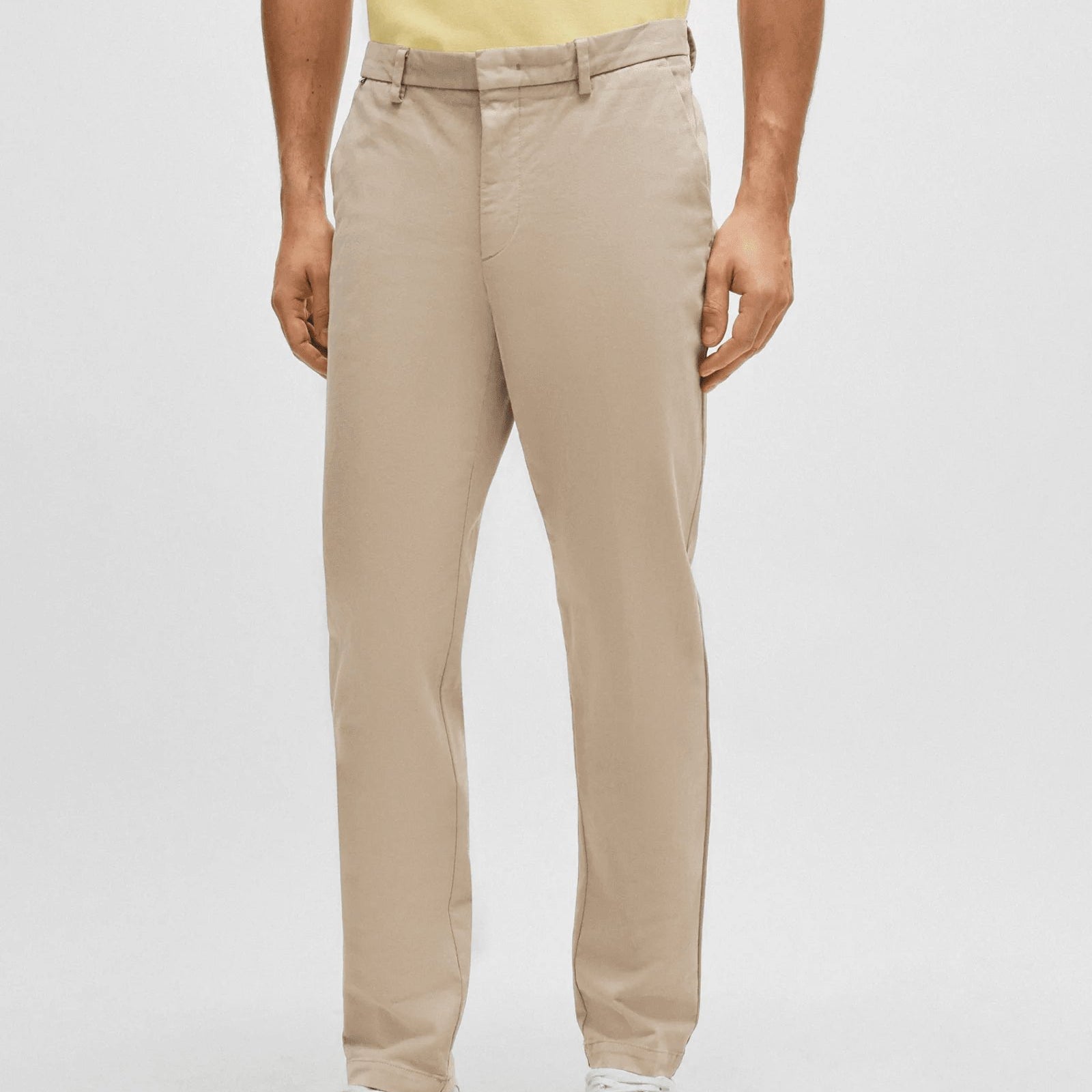 BOSS Slim-fit chinos in stretch-cotton gabardine