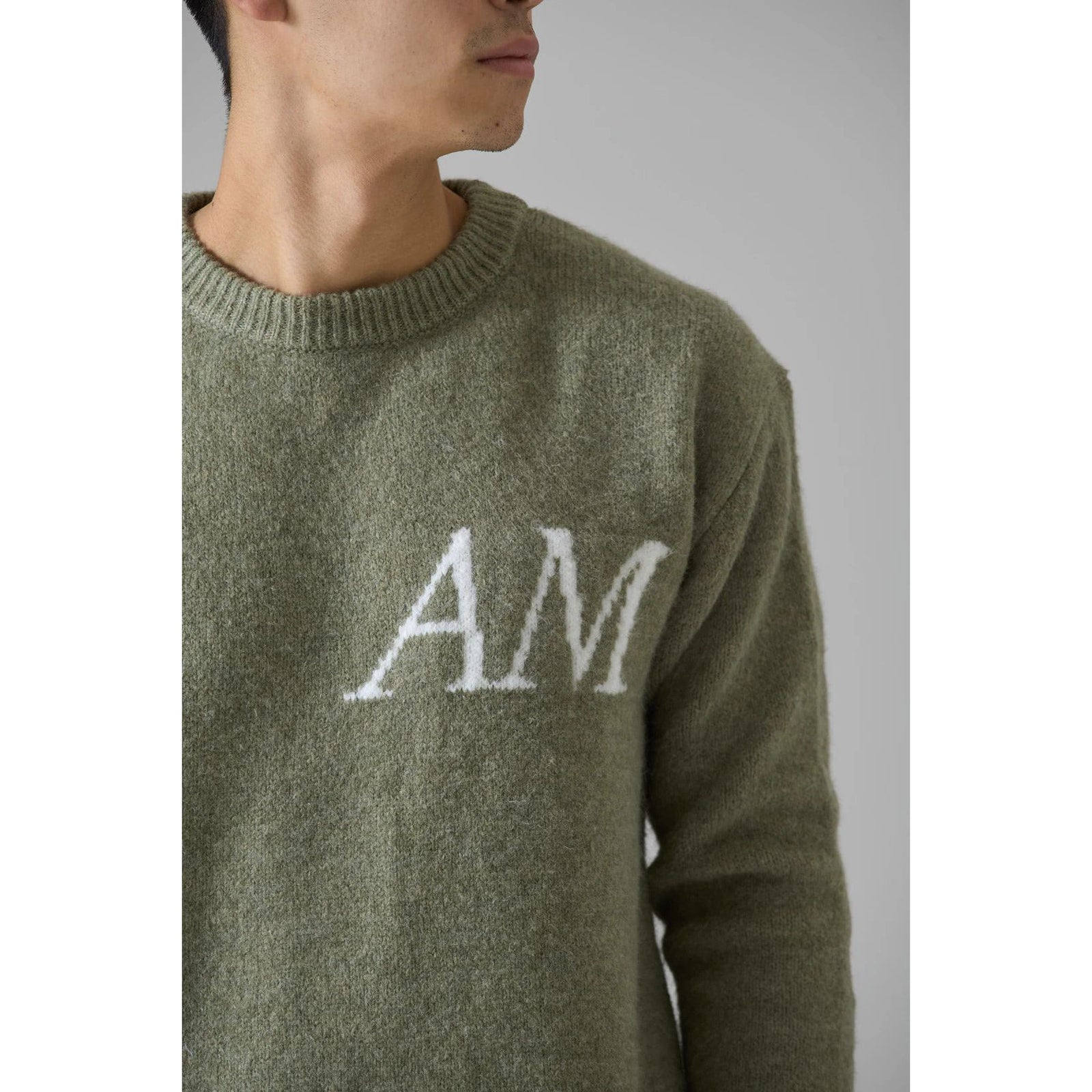 AZAT MARD DARK SAGE KNITWEAR SWEATER