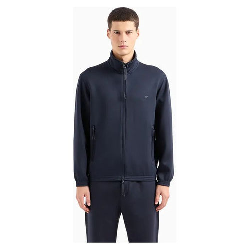 Load image into Gallery viewer, EMPORIO ARMANI TRAVEL ESSENTIALS FULL-ZIP SWEATSHIRT IN DOUBLE JERSEY - Yooto
