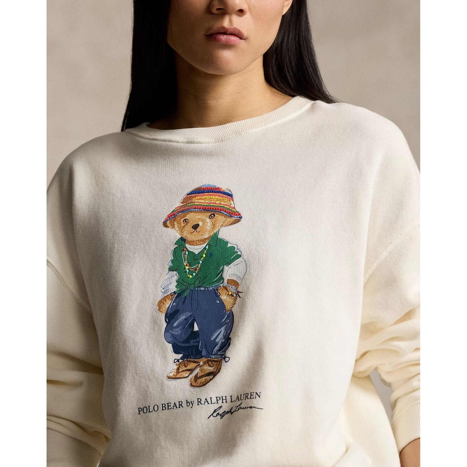 POLO RALPH LAUREN POLO BEAR LIGHTWEIGHT FLEECE CREWNECK