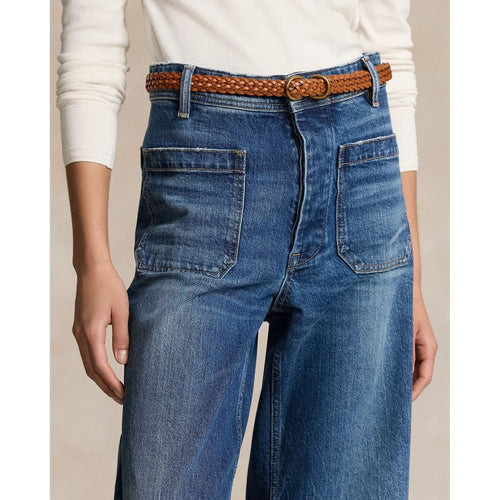 Load image into Gallery viewer, POLO RALPH LAUREN STRETCH COTTON WIDE-LEG JEAN
