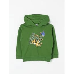 KENZO PRINTED FLEECE SWEATSHIRT