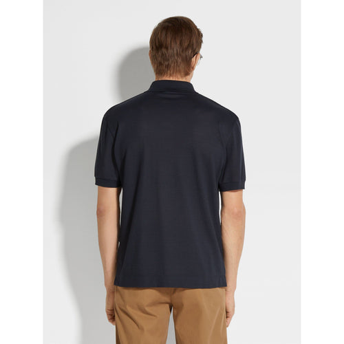 Load image into Gallery viewer, ZEGNA COTTON AND SILK POLO SHIRT
