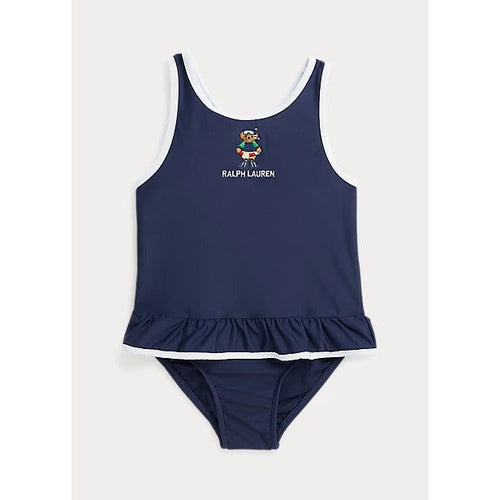 Load image into Gallery viewer, POLO RALPH LAUREN POLO BEAR RUFFLED ONE-PIECE SWIMSUIT - Yooto
