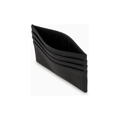 Load image into Gallery viewer, EMPORIO ARMANI TUMBLED LEATHER CARD HOLDER - Yooto
