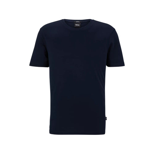 Load image into Gallery viewer, BOSS SLIM-FIT SHORT-SLEEVED T-SHIRT IN MERCERIZED COTTON
