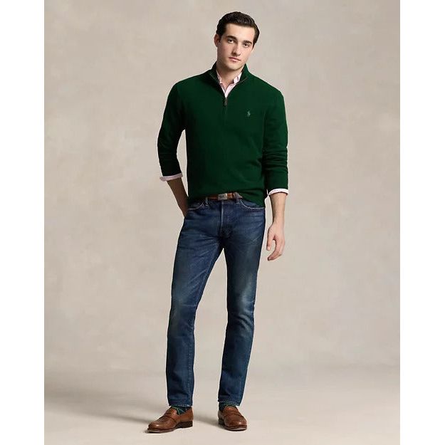 RALPH LAUREN Wool Quarter-Zip Jumper