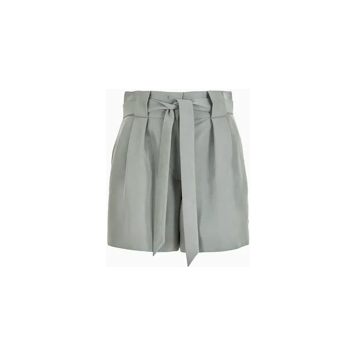 EMPORIO ARMANI DARTED SHORTS WITH CUPRO SASH