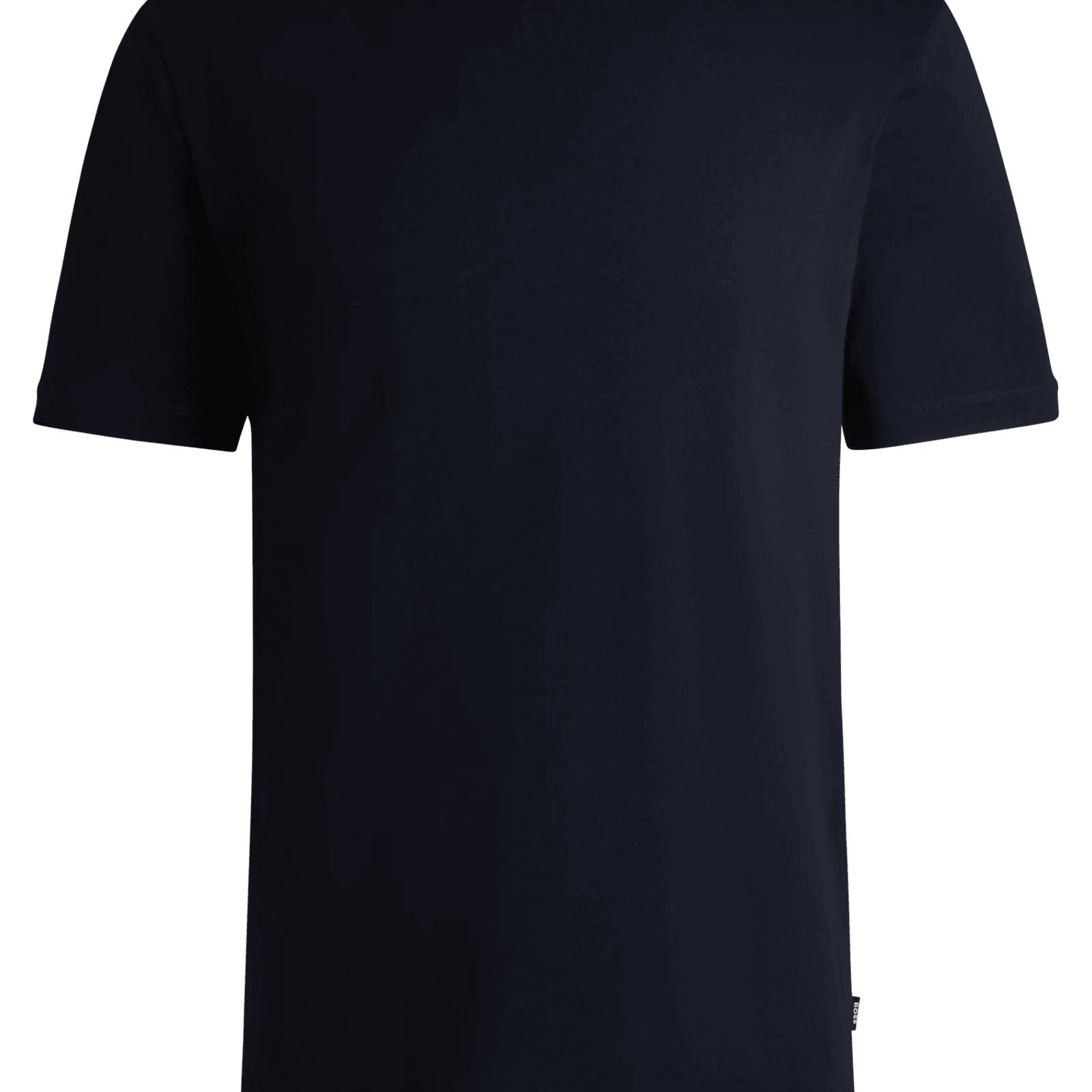 BOSS Cotton-jersey regular-fit T-shirt with ribbed collar