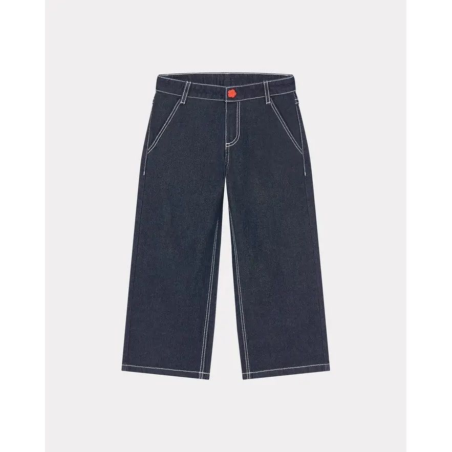 KENZO KIDS 'SAILOR' WIDE-LEG JEANS - Yooto