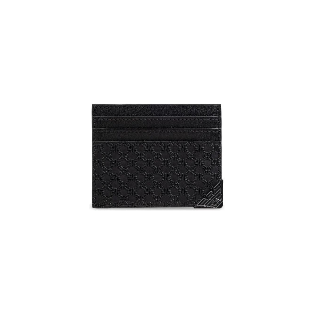 EMPORIO ARMANI logo-plaque cardholder