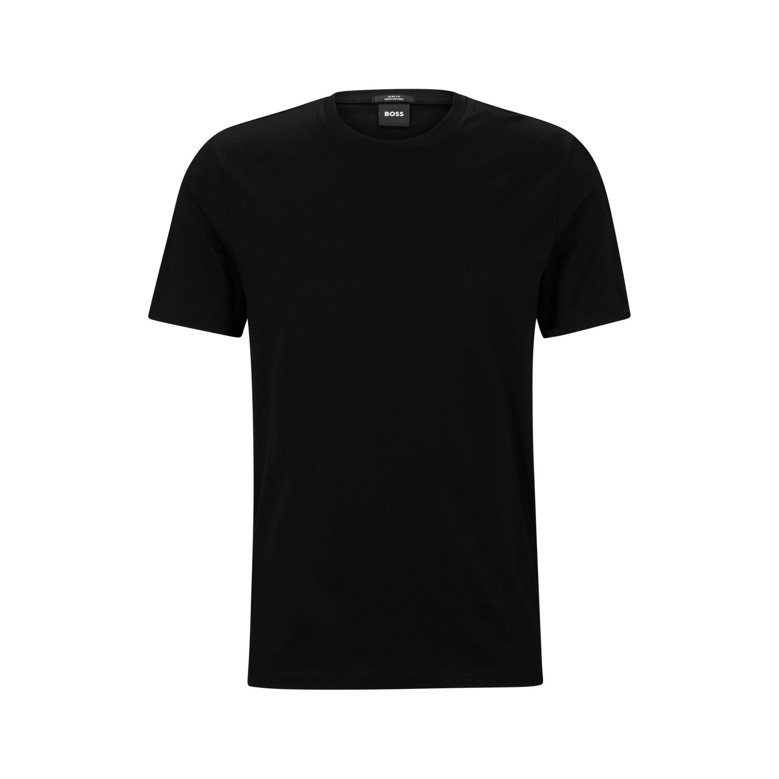 BOSS SLIM-FIT SHORT-SLEEVED T-SHIRT IN MERCERIZED COTTON