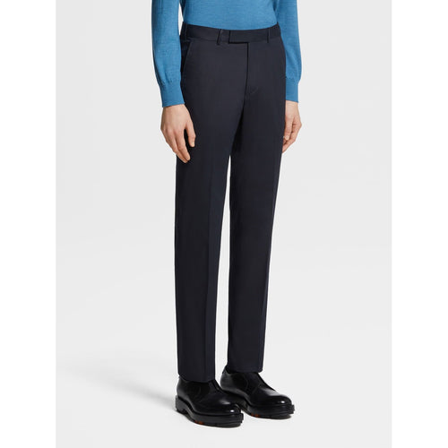 Load image into Gallery viewer, ZEGNA Navy Blue Premium Cotton Pants
