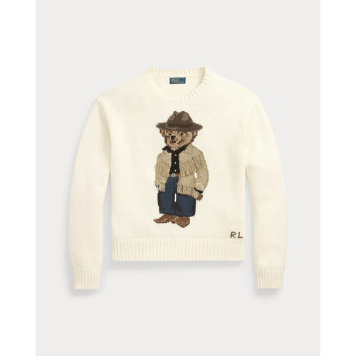 Load image into Gallery viewer, POLO RALPH LAUREN POLO BEAR COTTON CREWNECK JUMPER
