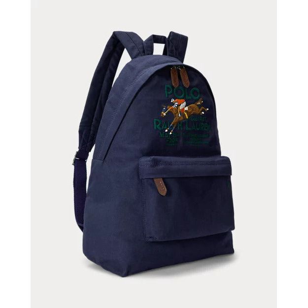 RALPH LAUREN Equestrian Canvas Backpack