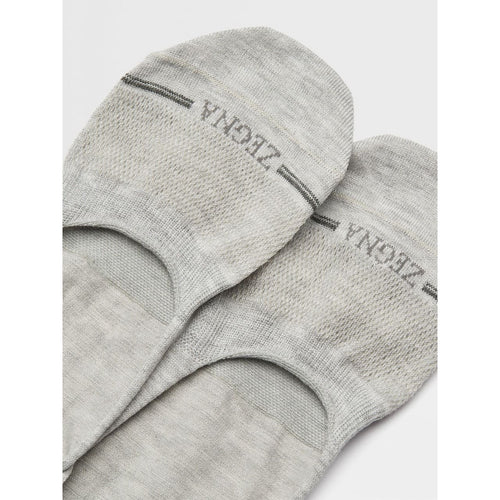 Load image into Gallery viewer, ZEGNA GREY MÉLANGE COTTON BLEND SOCKS
