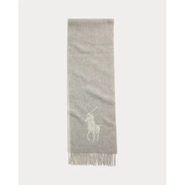 RALPH LAUREN Big Pony Wool Scarf