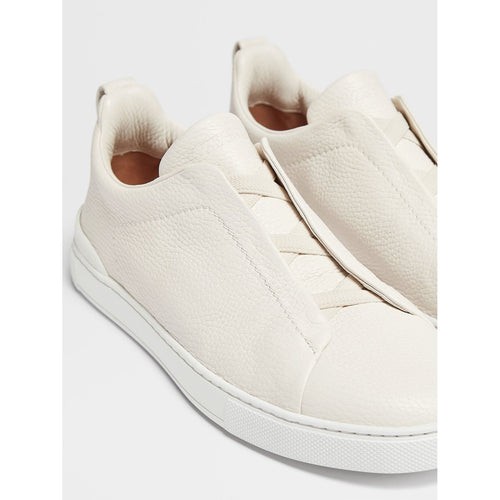 Load image into Gallery viewer, ZEGNA Vicuna Color Deerskin Triple Stitch™ Low Top Sneakers
