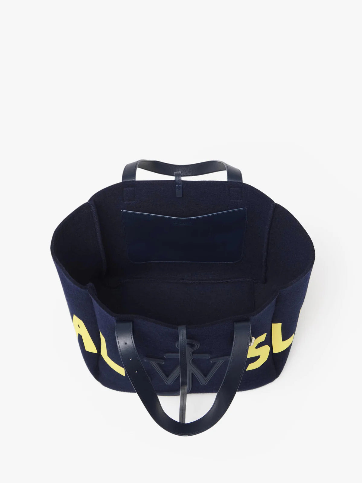 JW Anderson BELT TOTE BAG - 'REAL SLEEP' SLOGAN SHOULDER BAG