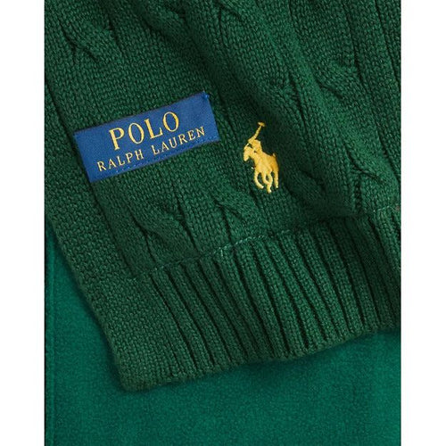 Load image into Gallery viewer, RALPH LAUREN Cable-Knit Cotton Scarf
