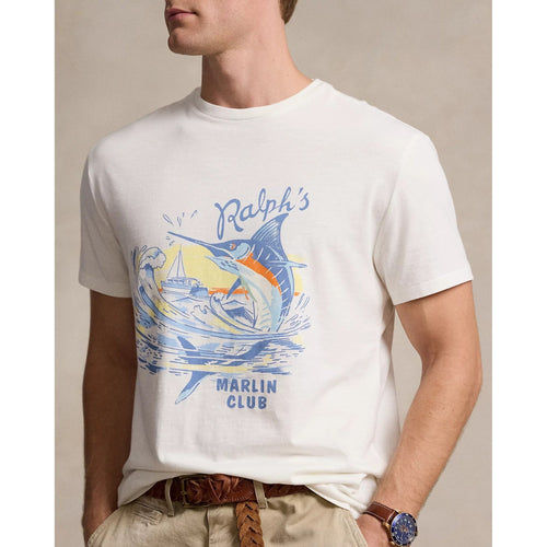 Load image into Gallery viewer, RALPH LAUREN Classic Fit Slub Jersey Graphic T-Shirt
