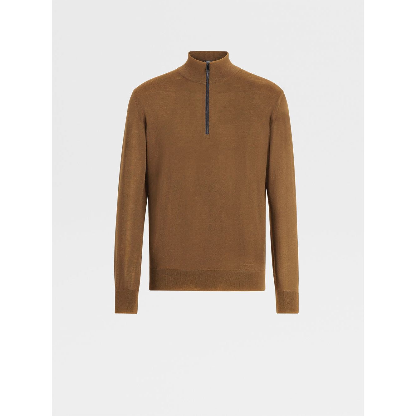 ZEGNA HIGH PERFORMANCE ZIP MOCK