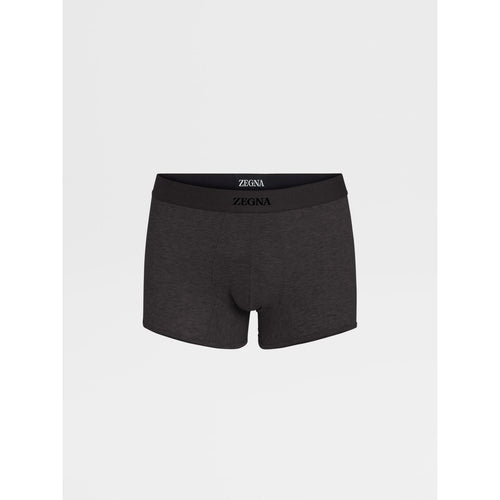 Load image into Gallery viewer, ZEGNA Black Cotton Trunks
