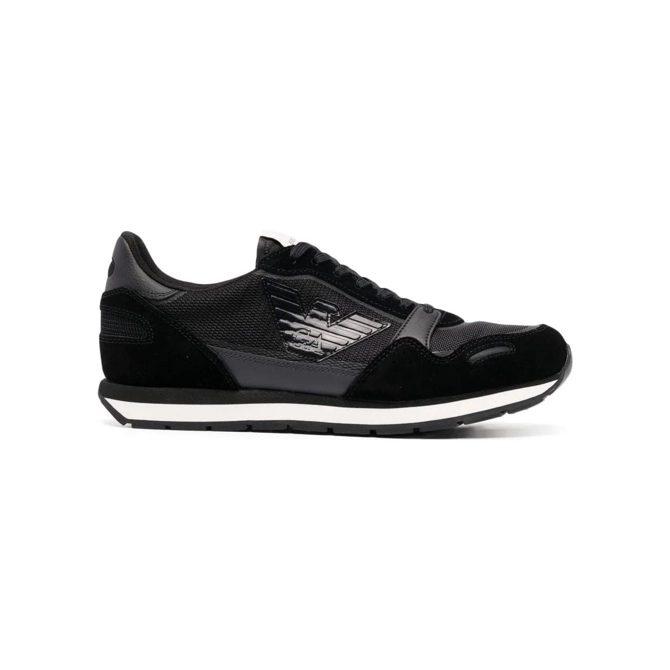 EMPORIO ARMANI panelled low-top sneakers