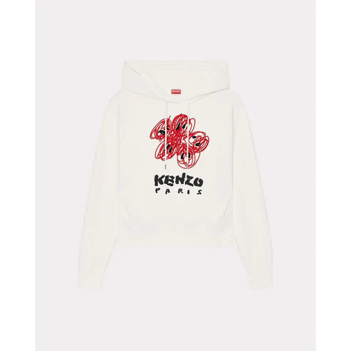 Load image into Gallery viewer, KENZO &#39;KENZO DRAWN FLOWERS&#39; EMBROIDERED HOODED SWEATSHIRT - Yooto

