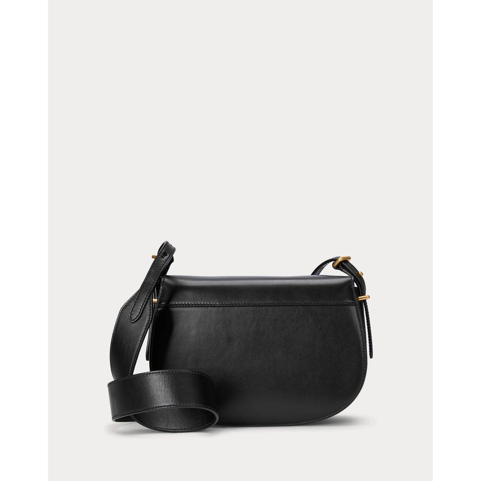 RALPH LAUREN Polo ID Leather Saddle Bag