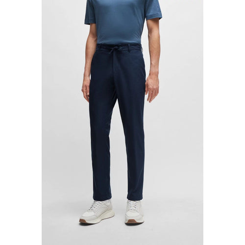 Load image into Gallery viewer, BOSS SLIM-FIT TROUSERS IN WRINKLE-RESISTANT MESH - Yooto
