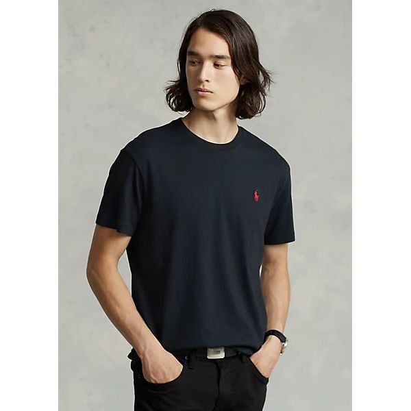 POLO RALPH LAUREN CUSTOM SLIM FIT JERSEY CREWNECK T-SHIRT