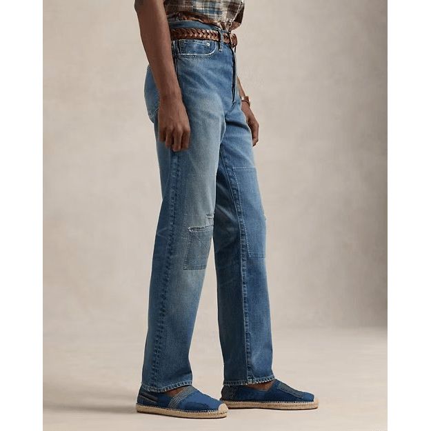 RALPH LAUREN Heritage Straight Distressed Jean