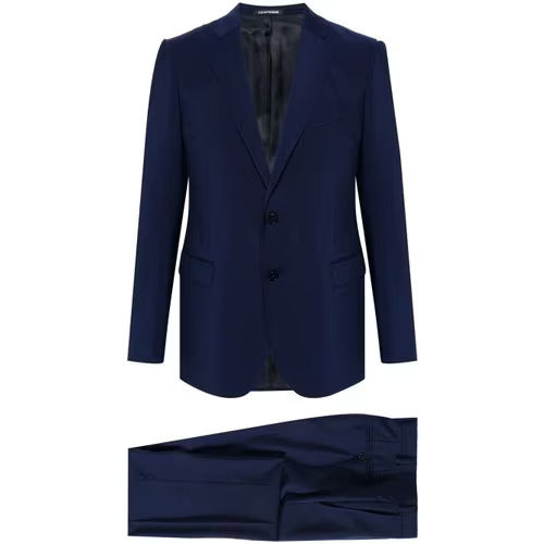 Load image into Gallery viewer, EMPORIO ARMANI SINGLE-BREASTED, SLIM-FIT TWO-WAY STRETCH VIRGIN WOOL SUIT - Yooto
