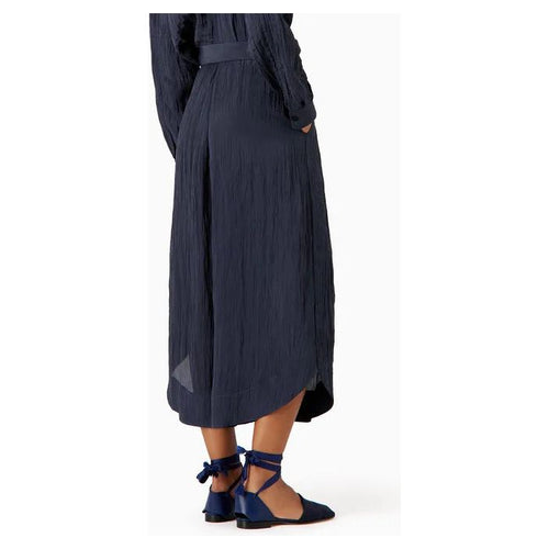 Load image into Gallery viewer, EMPORIO ARMANI EXTRA WIDE-LEG NYLON-CRÉPON TROUSERS - Yooto
