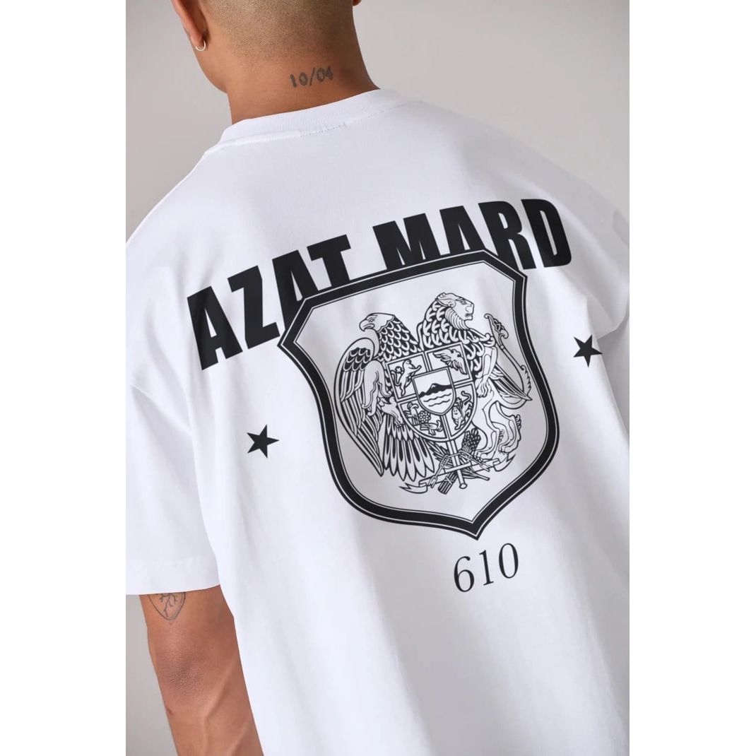 AZAT MARD WHITE CREST T-SHIRT