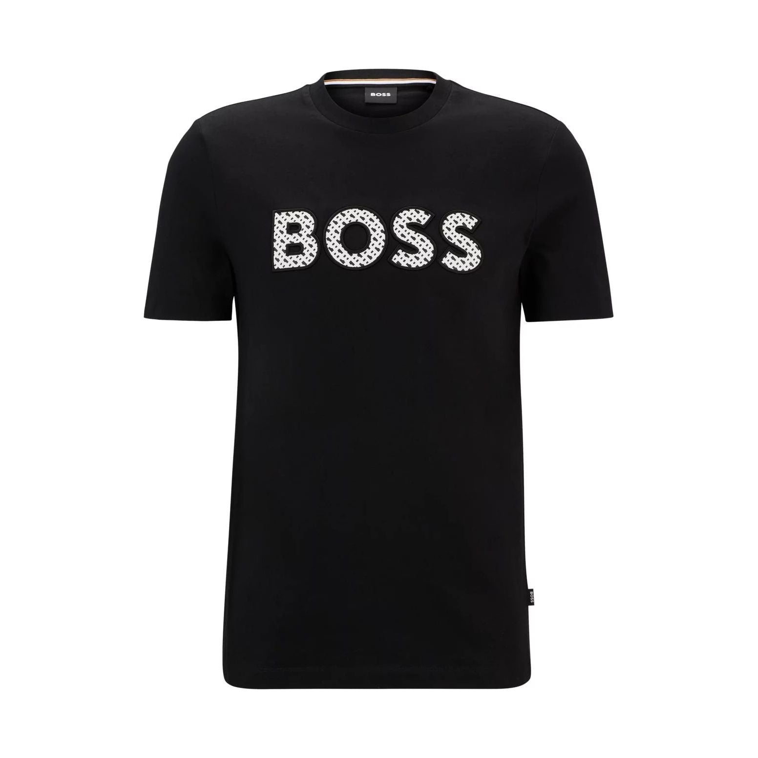 BOSS COTTON-JERSEY T-SHIRT WITH LOGO DETAIL - Yooto