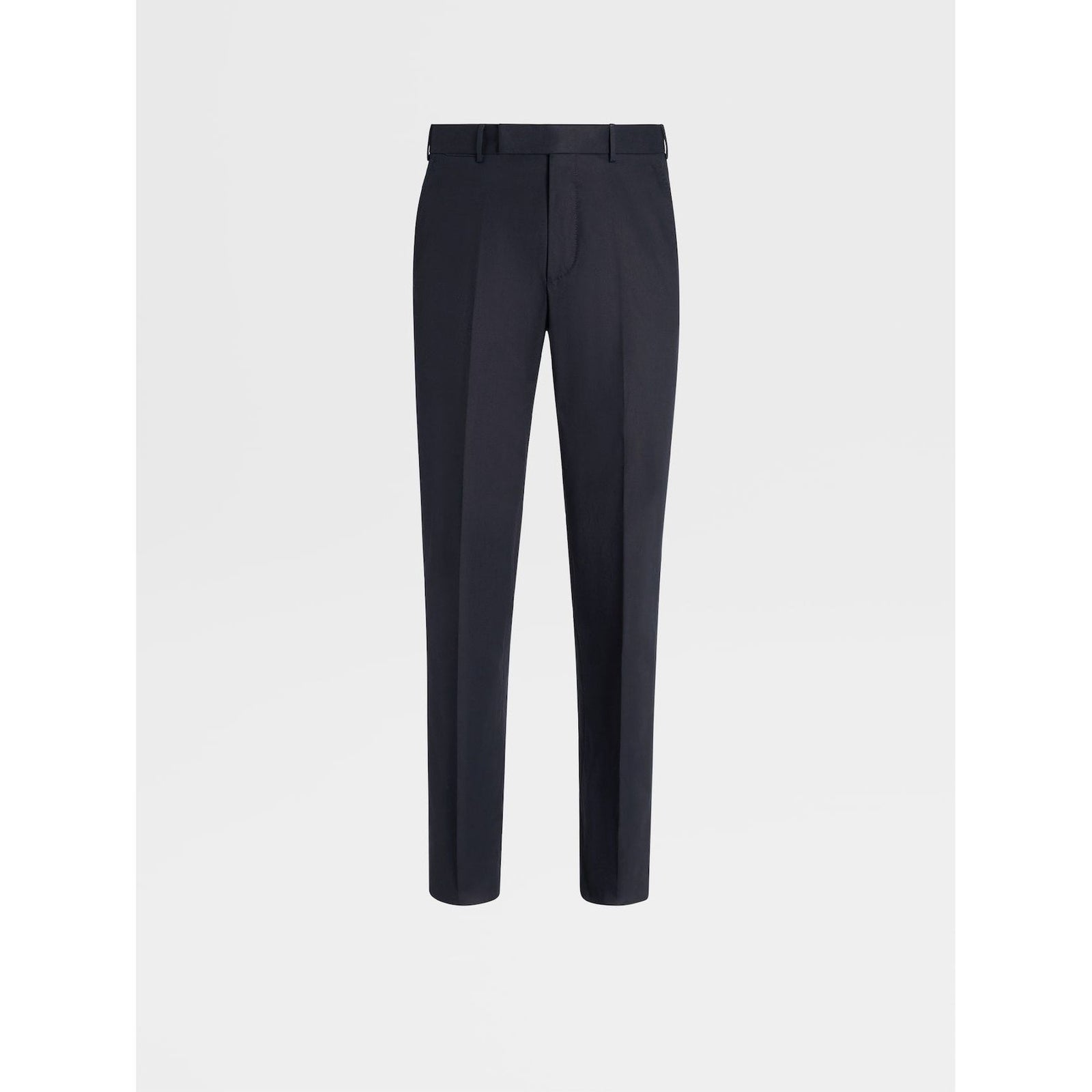 ZEGNA Navy Blue Premium Cotton Pants