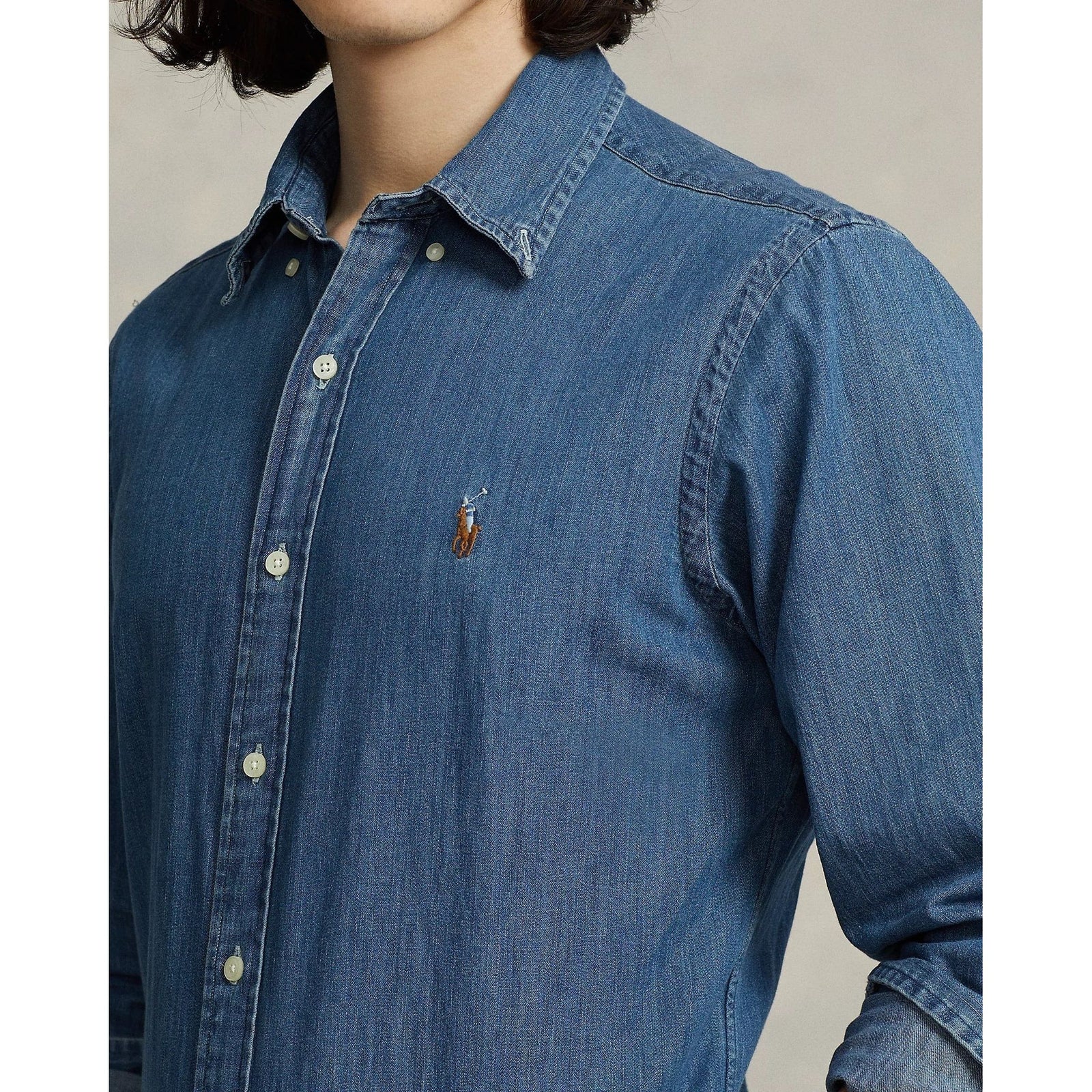 POLO RALPH LAUREN CUSTOM FIT DENIM SHIRT