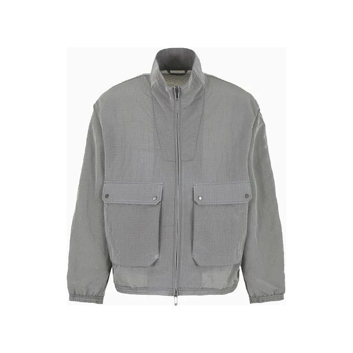 EMPORIO ARMANI LIGHT NYLON SEERSUCKER BLOUSON