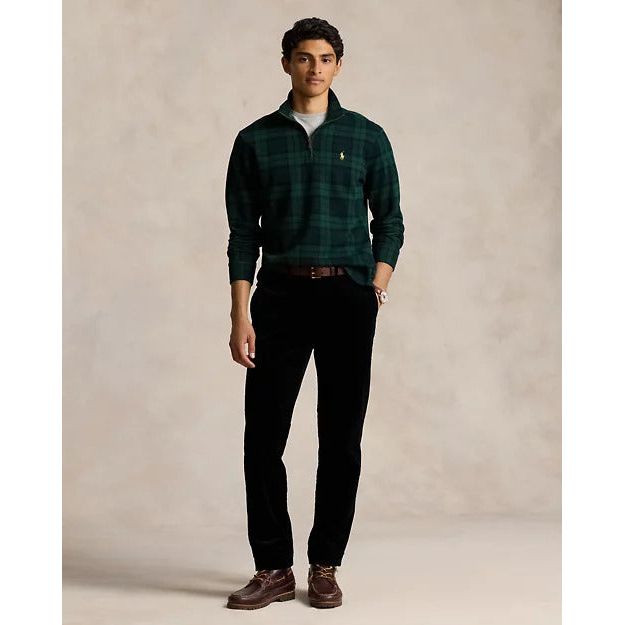 RALPH LAUREN Plaid Estate-Rib Pullover