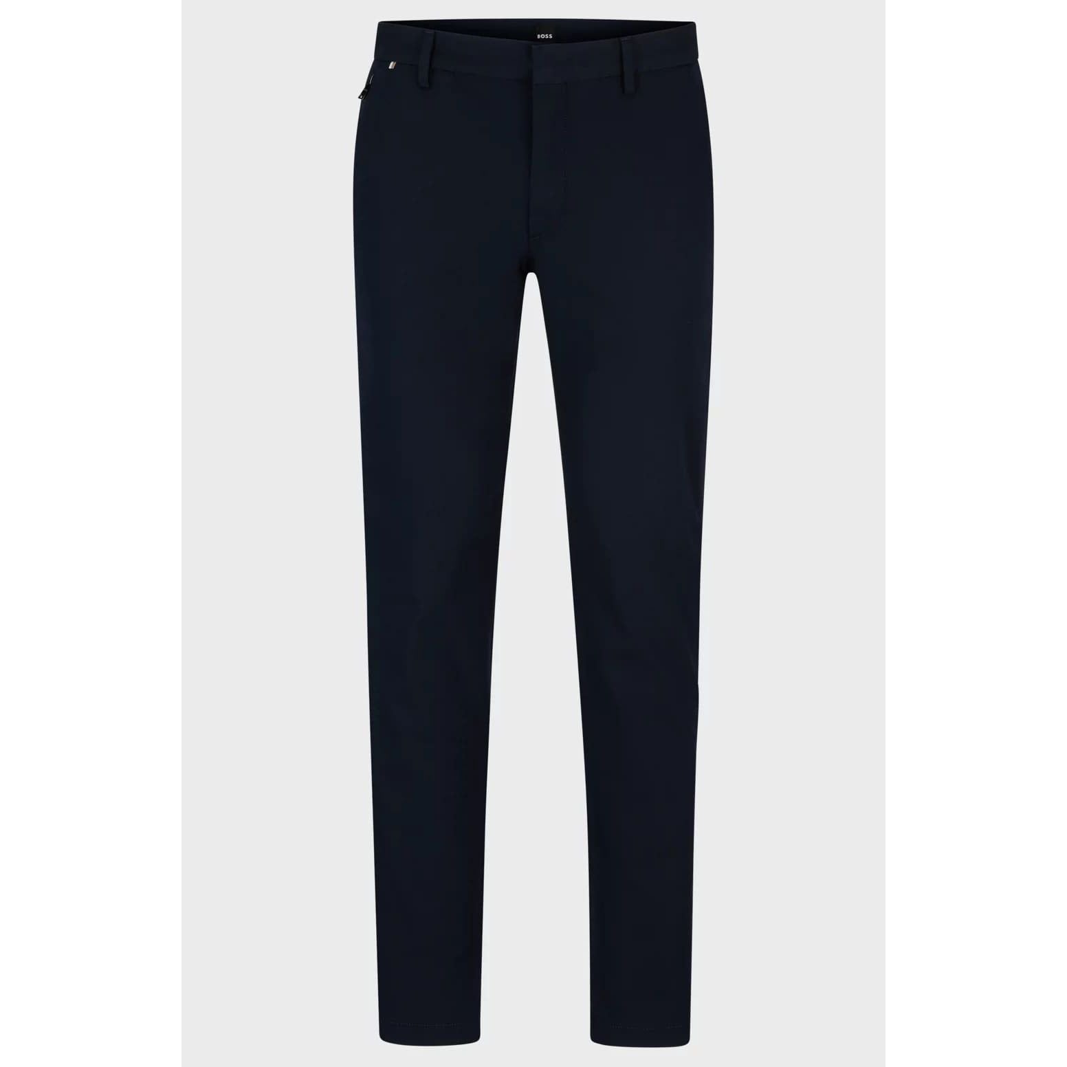 BOSS SLIM-FIT TROUSERS IN COTTON