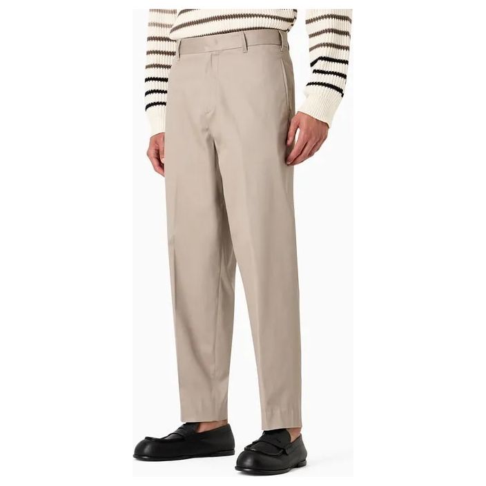 EMPORIO ARMANI CHINOS IN COMFORT COTTON TWILL - Yooto