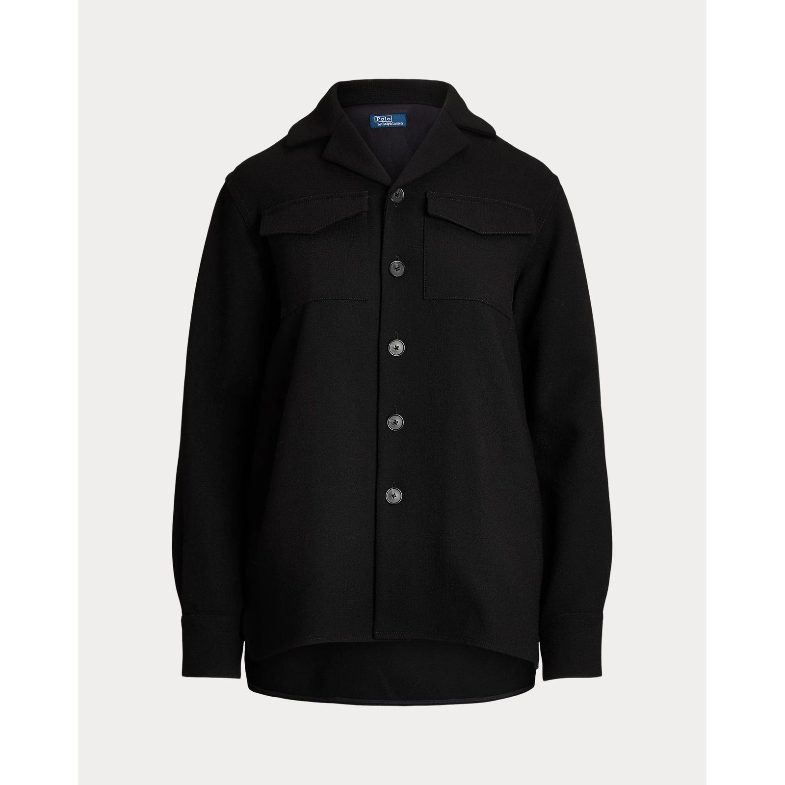 RALPH LAUREN Wool Crepe Shirt Jacket