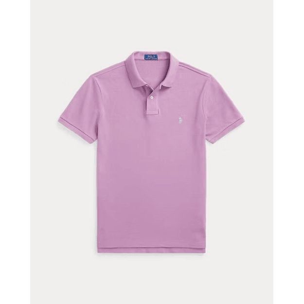 RALPH LAUREN Custom Slim Fit Mesh Polo Shirt