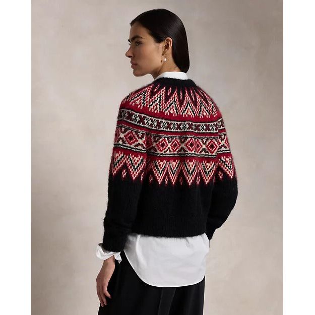 RALPH LAUREN Fair Isle Alpaca-Blend Cardigan