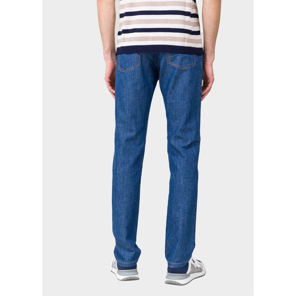 Rinse Wash Cotton and Line 5-Pocket Jeans