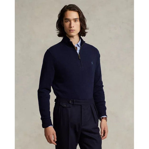 Load image into Gallery viewer, RALPH LAUREN Wool Quarter-Zip Jumper
