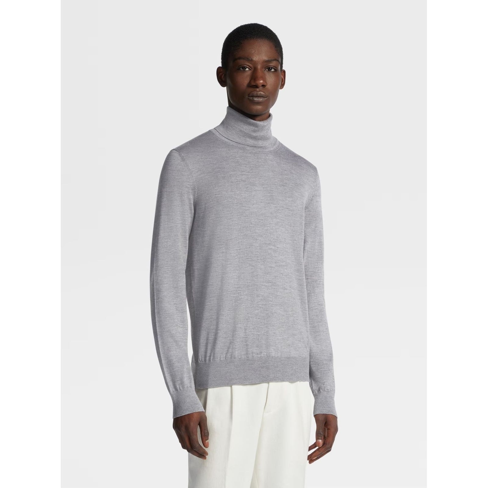 ZEGNA CASHSETA LIGHT TURTLENECK